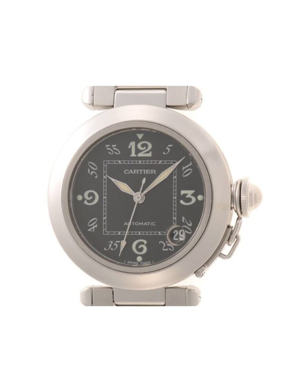 Cartier Pasha C Watch Stainless Steel Silver Automatic